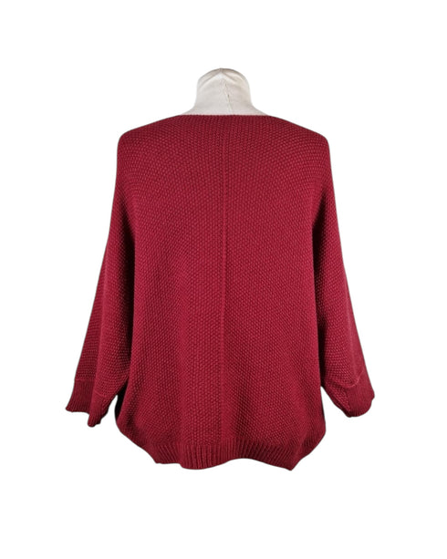 V-Ausschnitt Pullover